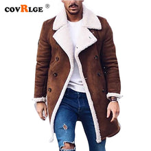 Load image into Gallery viewer, Covrlge Men&#39;s Jackets And Coats Winter Thicken Warm Jacket Vintage Outwear Windproof Jacket Men Fleece Men Parkas Clothes MWD002