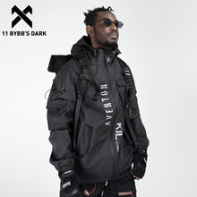 Load image into Gallery viewer, 11 BYBB&#39;S DARK Multi Pockets Patchwork Cargo Jackets Men Streetwear Hip Hop Outdoor Jackets Techwear Windbreaker Harajuku Coat