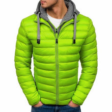 Load image into Gallery viewer, SHUJIN Slim Warm Coats Spring Winter Men&#39;s Lightweight Windproof Packable Warm Jacket Solid Color Jackests Outwear