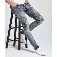 Load image into Gallery viewer, 2017 Men Jeans Design Biker Jeans Skinny Strech Casual Jeans For Men Good Quality H1703