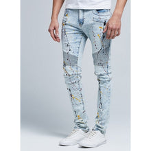 Load image into Gallery viewer, 2017 Men Jeans Design Biker Jeans Skinny Strech Casual Jeans For Men Good Quality H1703